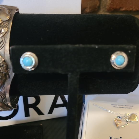 Jewelry - Silver and Turquoise Earrings